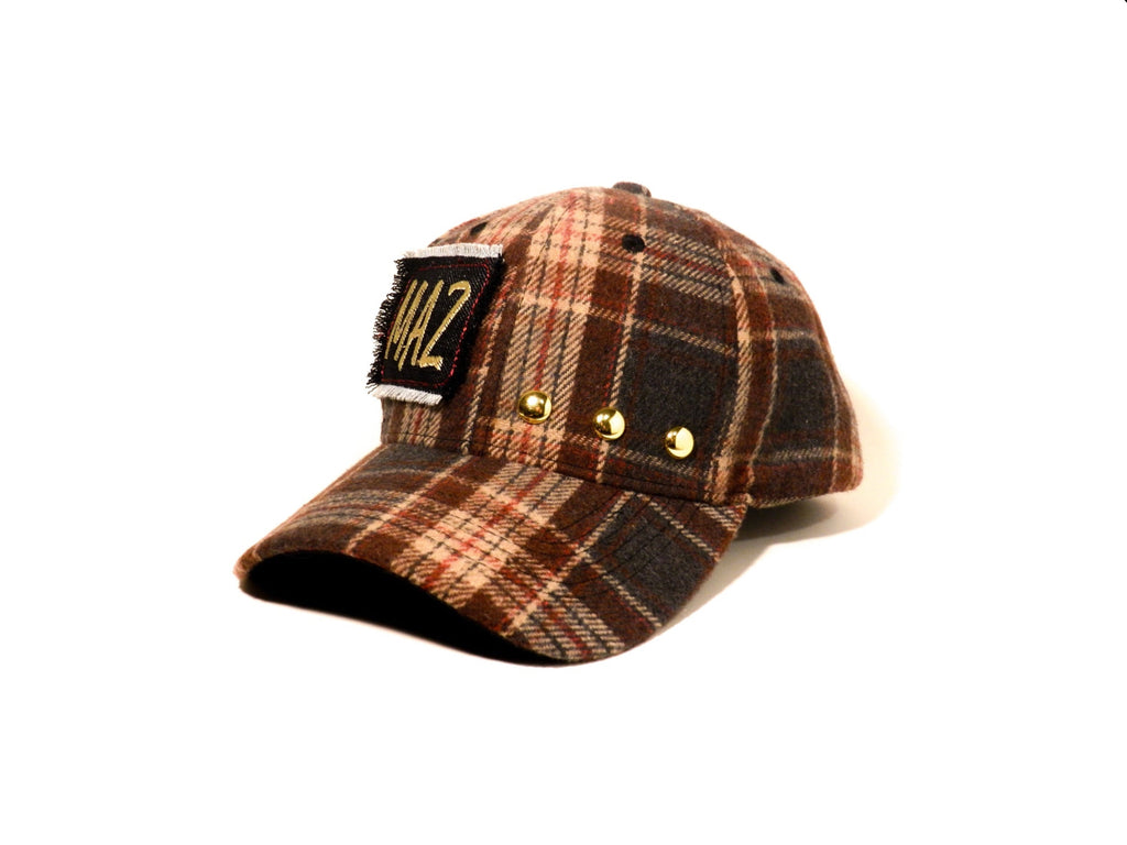 Maz Amour Plaid Hat