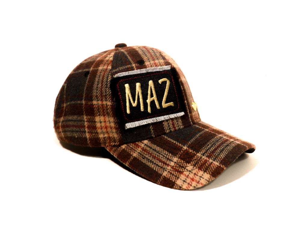 Maz Amour Plaid Hat